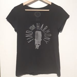 Life Is Good | Dark Navy Microphone V-neck…